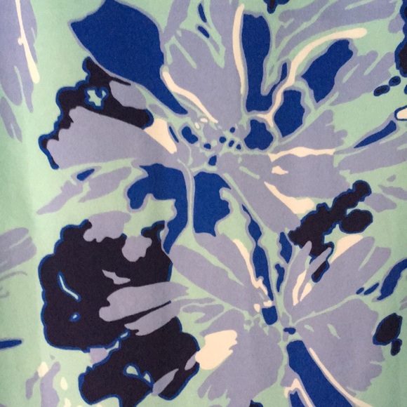 NWT CK Bradley Hudson blue floral shift dress M L - Picture 5 of 13